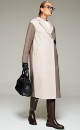 Coat Beautiful & Free 7014 korichnevo-pesochnyj