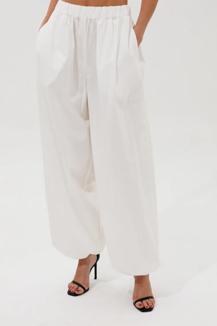 Spodnie V&N fashion #1161_belyj