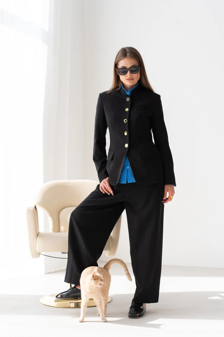 Trousers SILVERSPICE #S-3633 chernyj