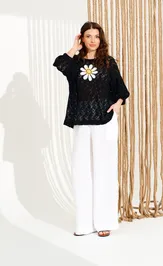 Брюки Elletto Life 2384 белый