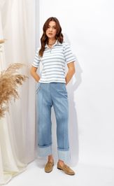 Джемпер Люше 4344 голубой