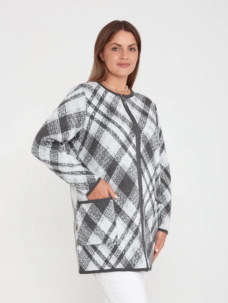 Sweter BONADI #2242 seryj