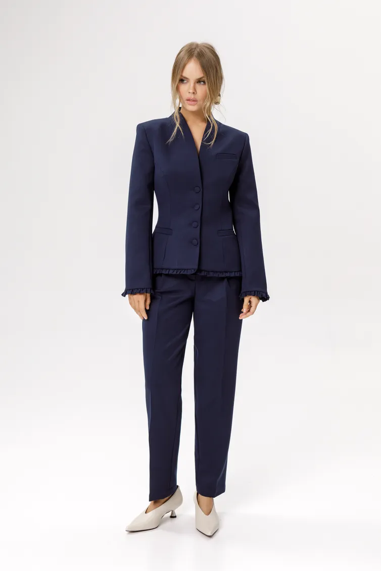Suit Pirs #6614 temno-sinij