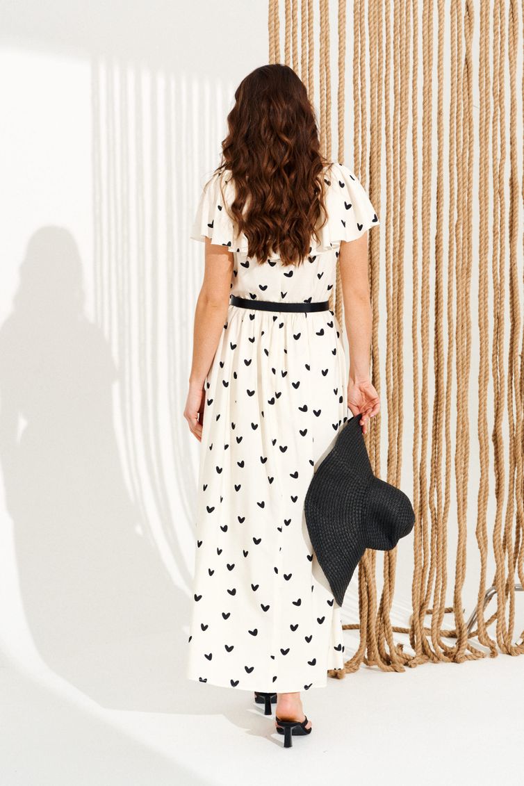 Платье Elletto Life арт. 11137 молочно-черный