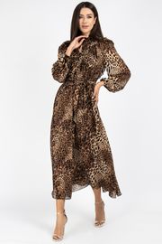 Sukienka VIZAVI #813.2 leopard