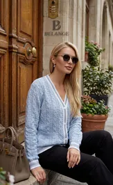 Blazer BELANGE 2859 goluboj