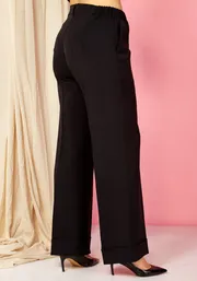 Spodnie Ava fashion #M-138 chernyj
