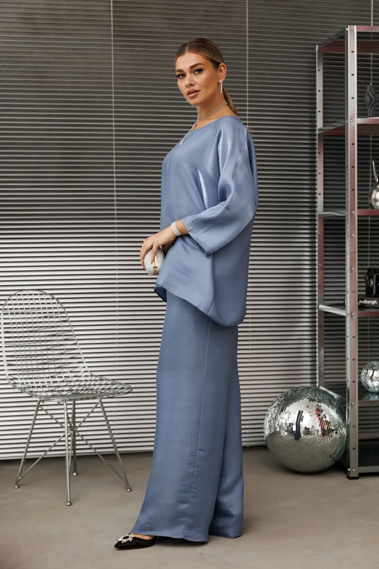 Костюм Anastasia арт. 1228.1 голубой жемчуг