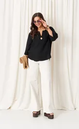 Bluzka PND 85940 chernyj