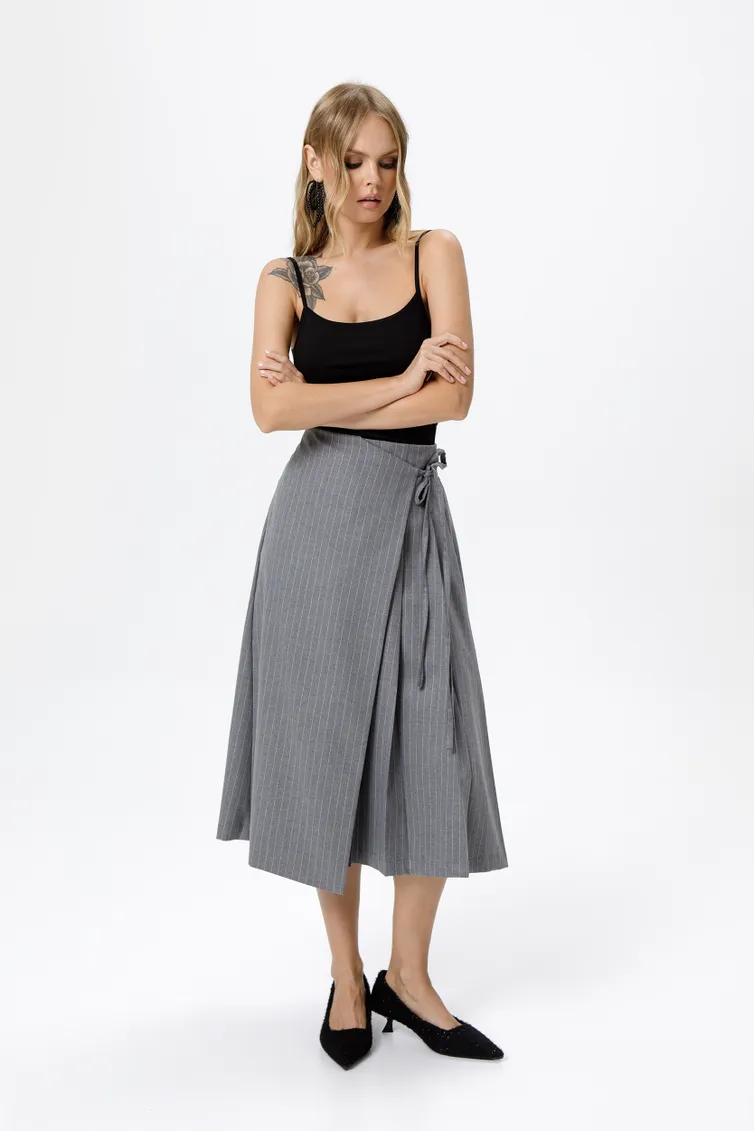Spódnica Pirs #6302 seryj