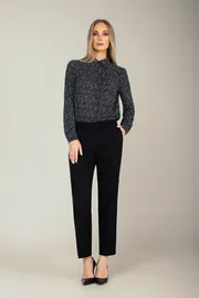 Blouse MARIKA #442 chyorn s belym