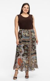 Юбка Avila 1015 коричневый