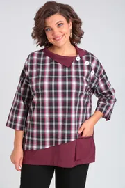 Блуза Michel Chic арт. 751/1 клетка