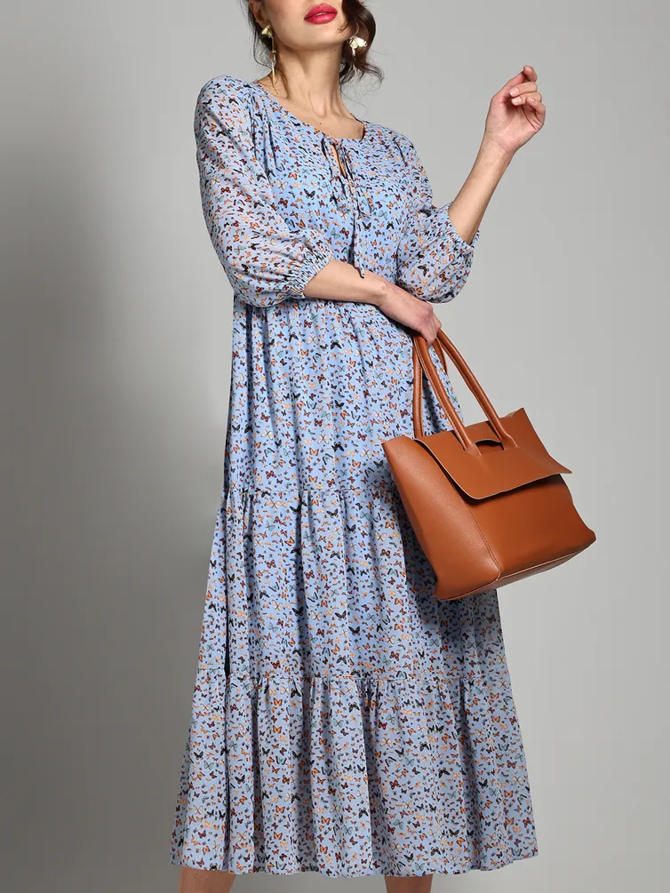 Dress DS Trend #YuS-1096 (Vse o nezhnosti, top nyu)