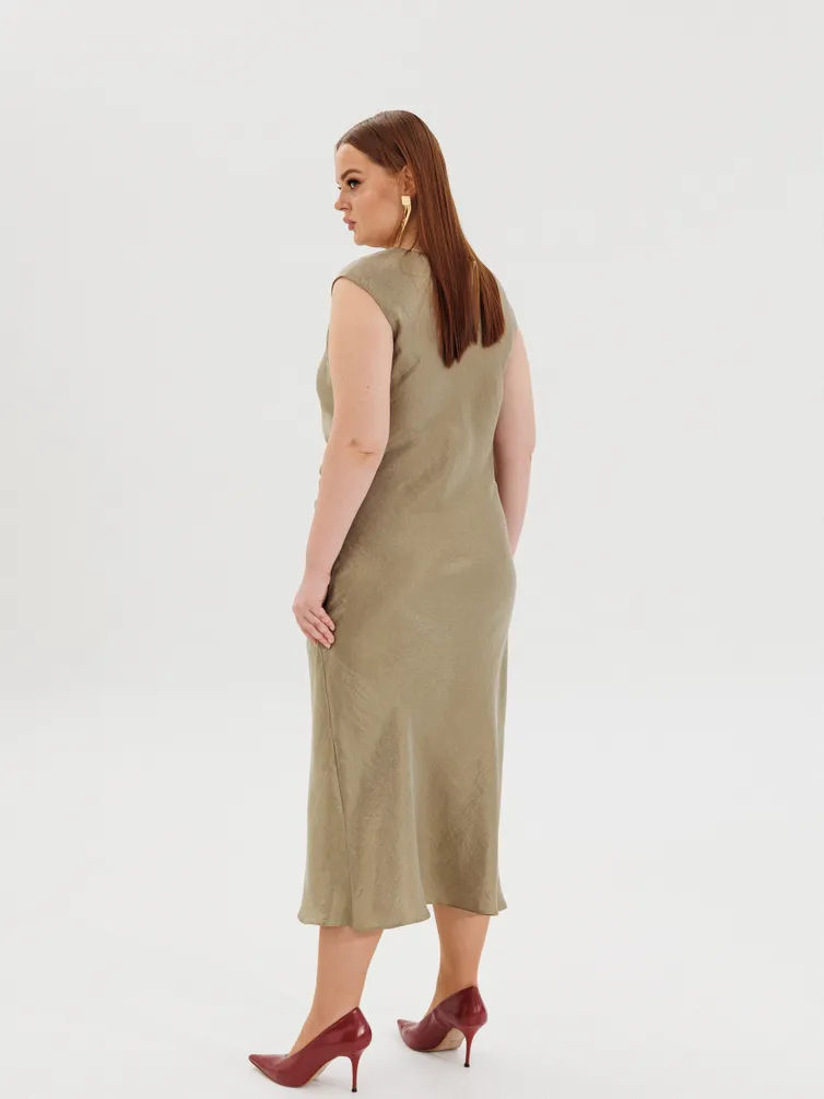 Sukienka Anastasia MAK #1317 xaki