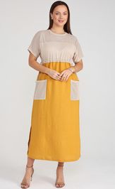 Sukienka BONADI 1964 oxra