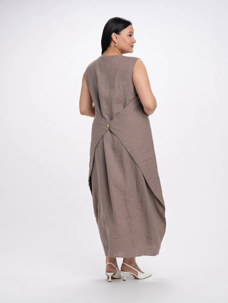 Sukienka FASHION CENTRE #L-4258/Kakao/164