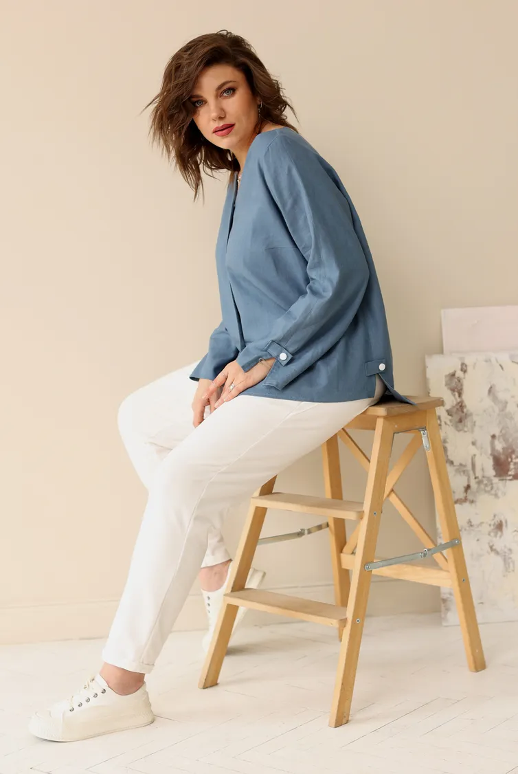 Блуза BegiModa арт. 4041 джинс