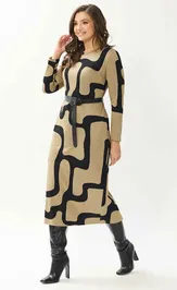 Sukienka MiSlana 1146 (s poyasom)