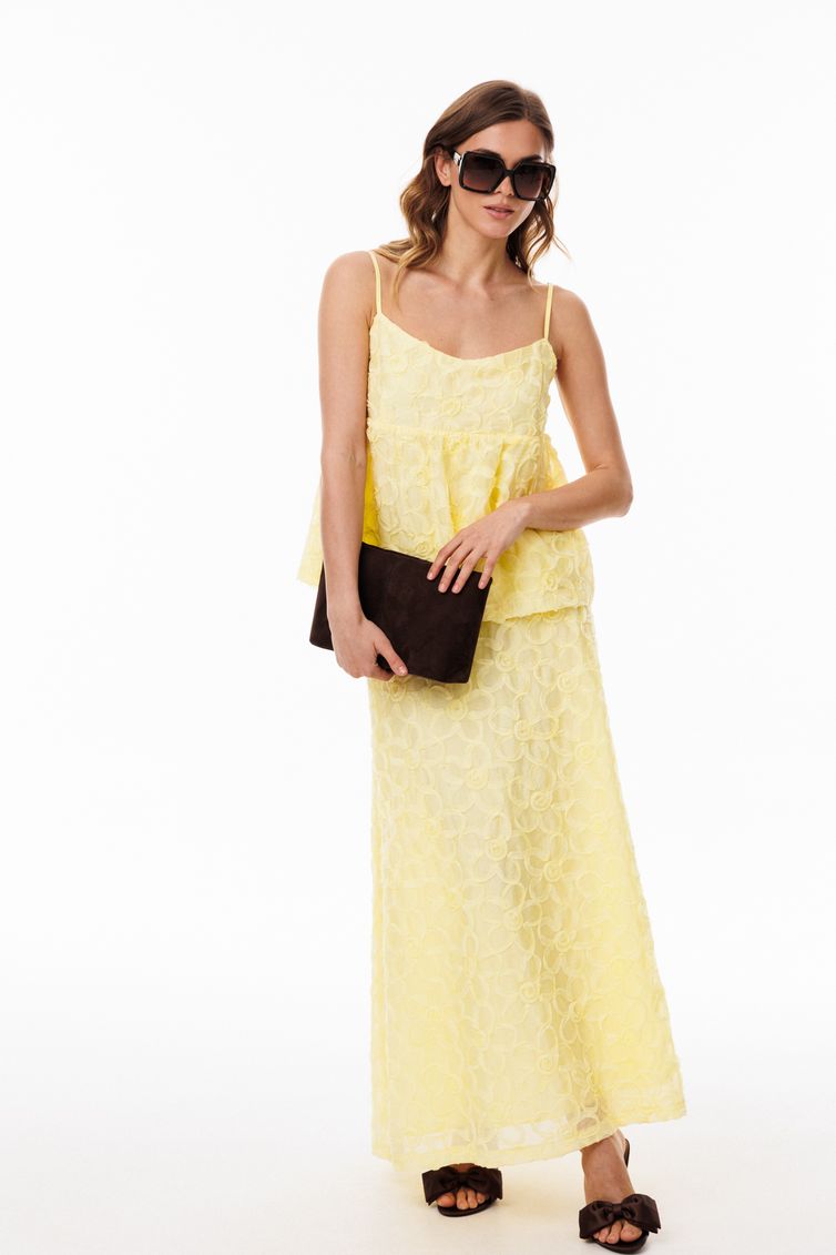 Skirt EOLA #3112 zheltyj