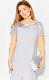 Платье LAIKONY L-114 светло-серый