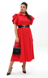 Dress ALANI 2445 krasnyj
