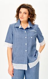 Suit Vilena-fashion 1156 goluboj