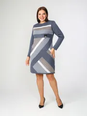 Dress BONADI #1346 bajkal-kapuchino