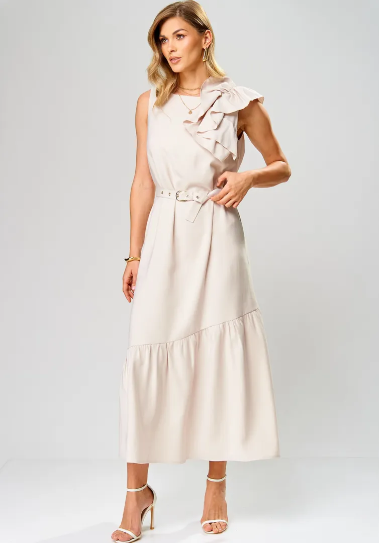 Dress LAIKONY #L-933 bezhevyj