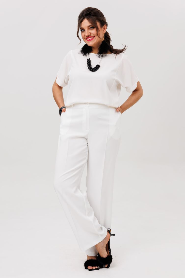 Брюки Anelli Laurel арт. 1540.1 молочный пунш