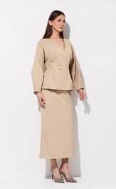 Юбка V&N fashion 1112_бежевый