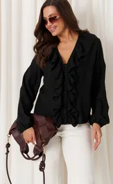 Bluzka PND 87047 chernyj