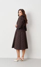 Sukienka PND 89080 korichnevyj