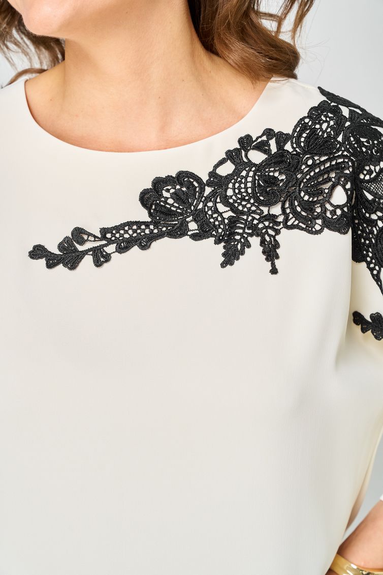 Блузка Rumoda арт. 2277 дл.р молочный