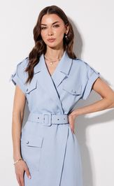 Платье Люше 4390 голубой