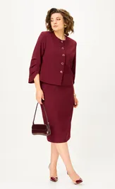 Garnitur Vilena-fashion 1126 burgundi