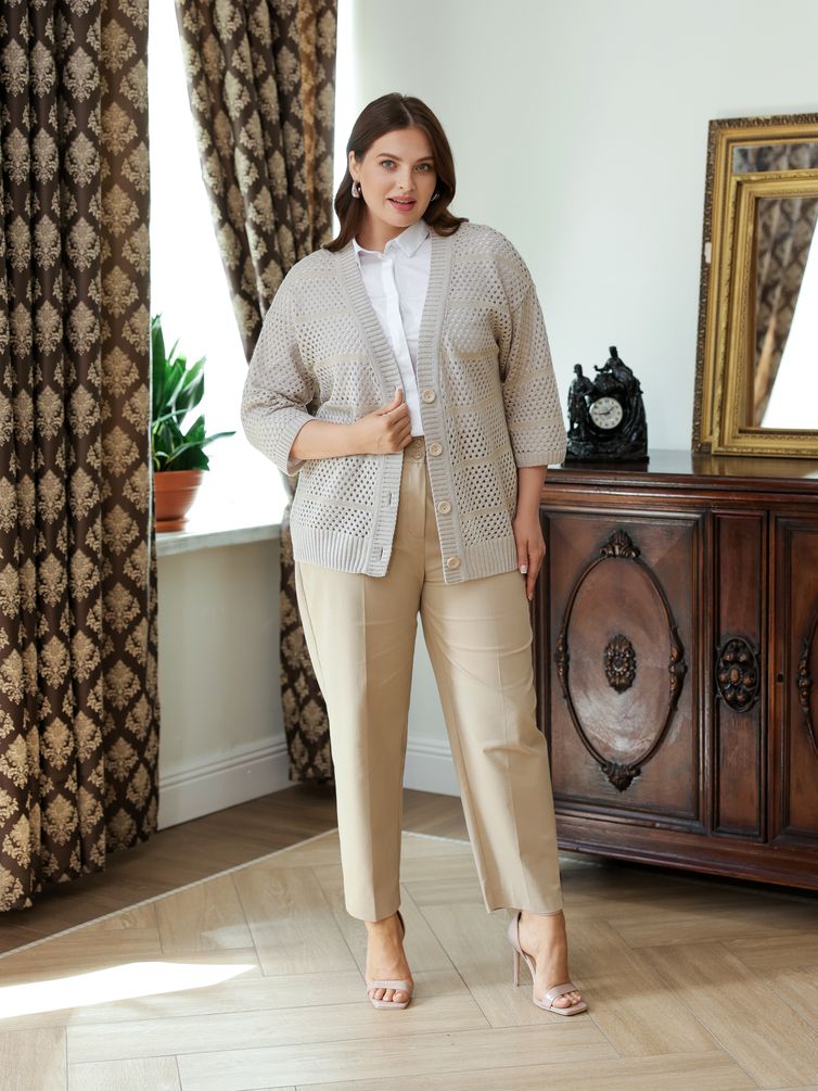 Sweter BONADI #1819 bezhevyj