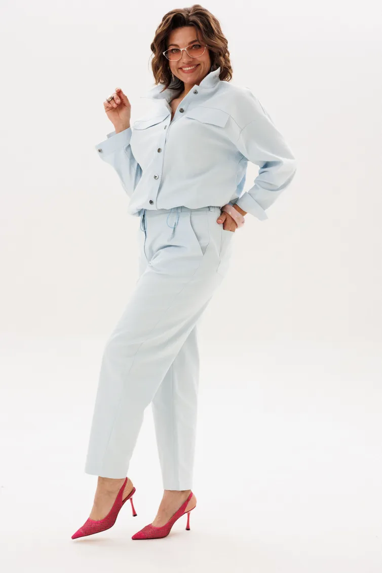 Trousers Anelli Laurel #1853 vozdushnyj oblachnyj