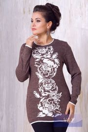 Jumpers, cardigans, blazers Newvay #4304 t.korichnevyj/mol