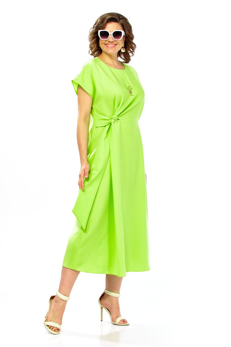 Dress Olga Style #S1019 limonnyj