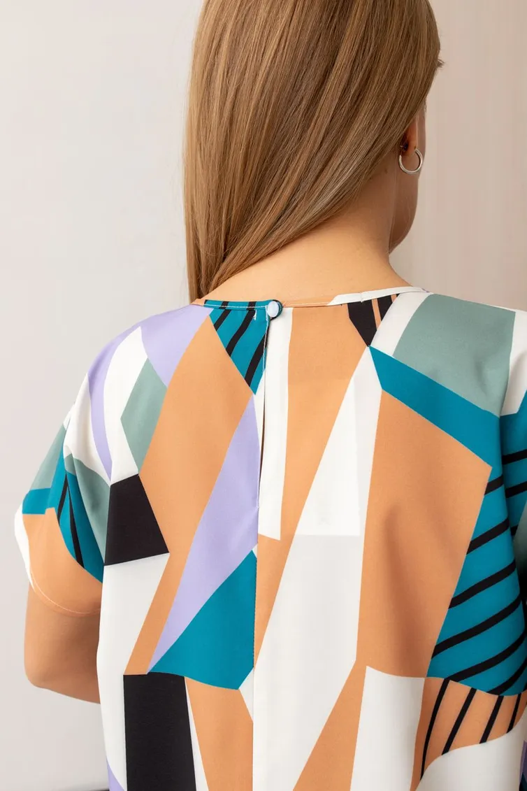 Blouse TOOK A LOOK & Angelika #TB-97-2 geometriya