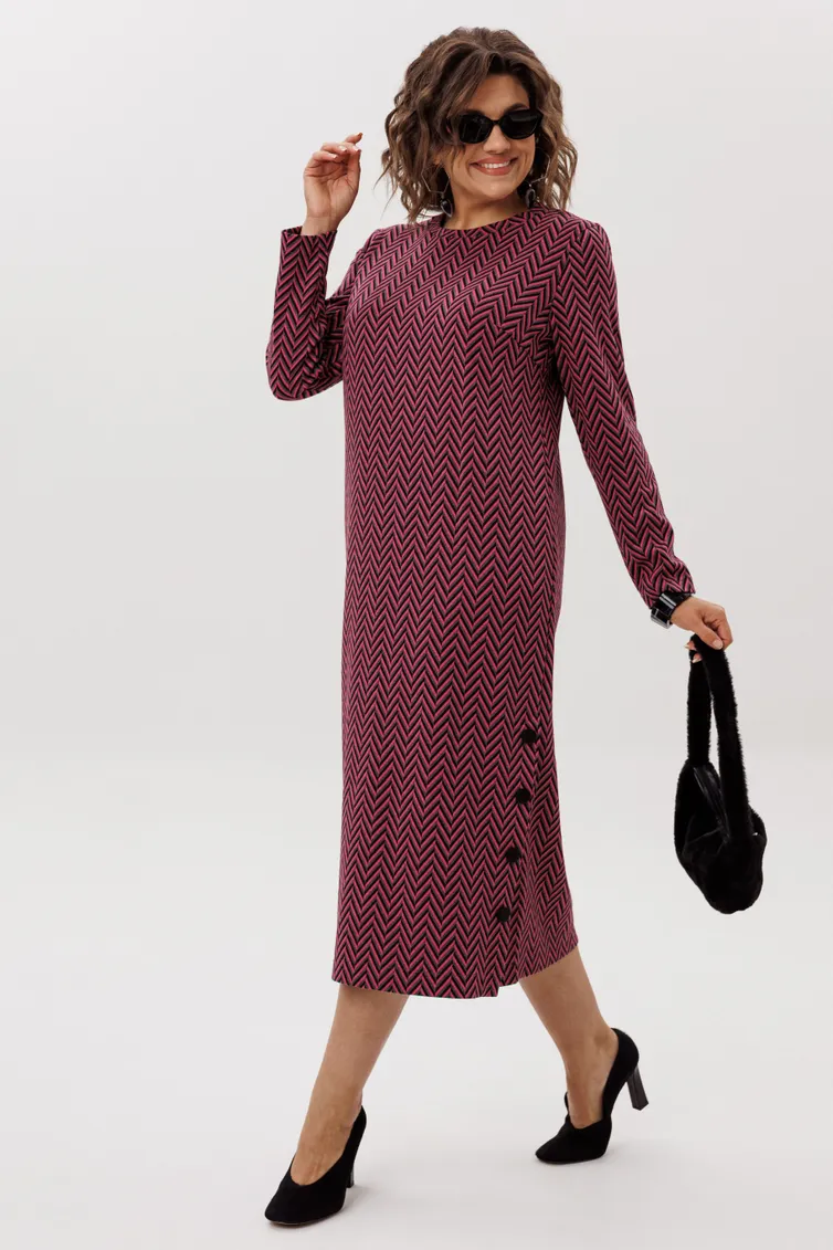 Dress Anelli Laurel #1755 plate ryabinovaya volna