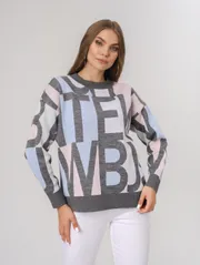 Jumper BONADI #BS18 seryj-goluboj