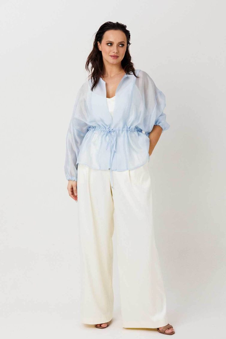 Блуза MiSlana арт. 1300 голубой