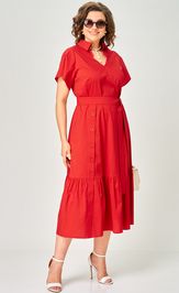 Dress EVA GRANT 7325V krasnyj