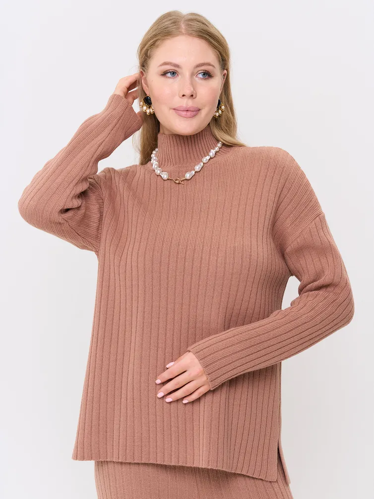 Джемпер Newvay арт. 9252-94228 кофейн мусс