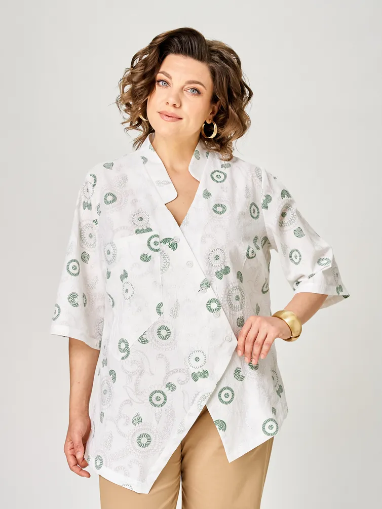 Блузка Bello style арт. 5-001-green