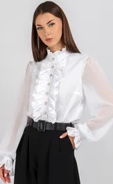 Blouse VIZAVI 750.1 belyj