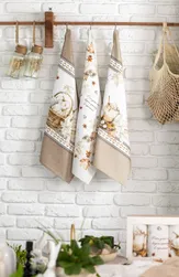 Tekstylia kuchenne Listelle 417701 polotence 3 shtuki, razmer polotenca 45x65 sm