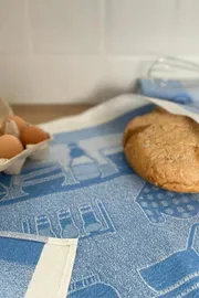Tekstylia kuchenne Belarusian flax #21S25/316 sinij